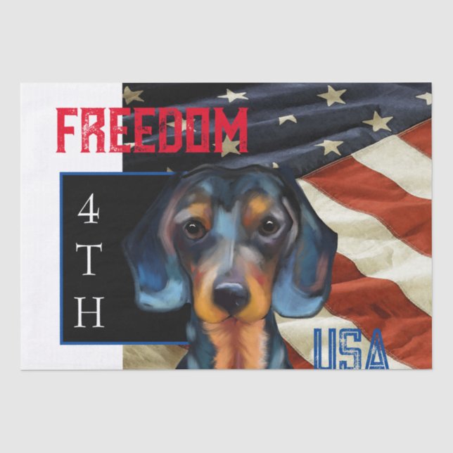 Papel De Seda Dachshund      (Anverso)