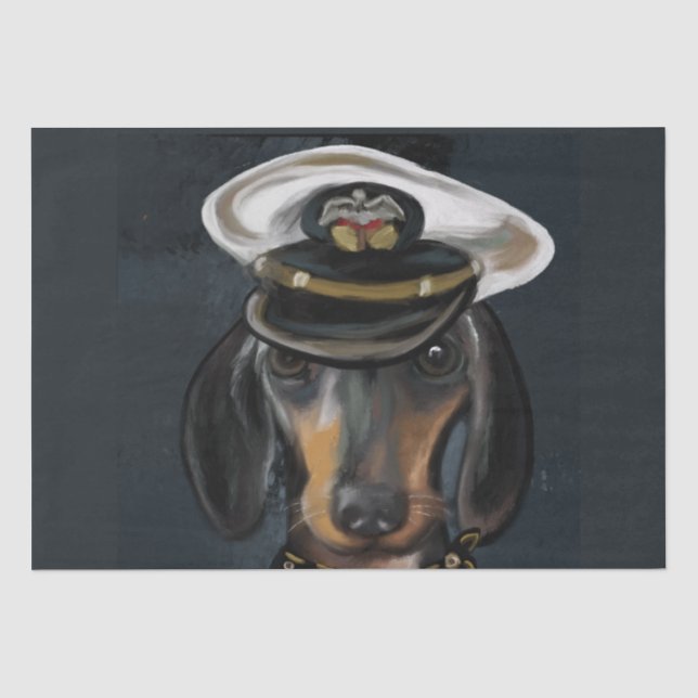 Papel De Seda Dachshund         (Anverso)