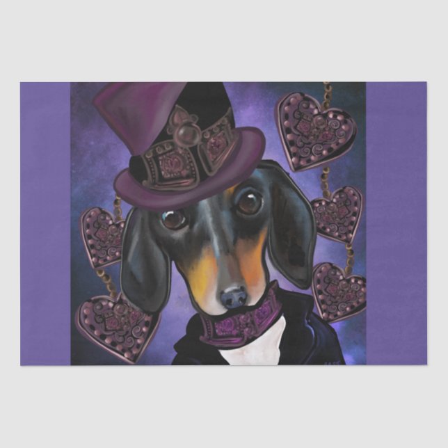 PAPEL DE SEDA DACHSHUND (Anverso)