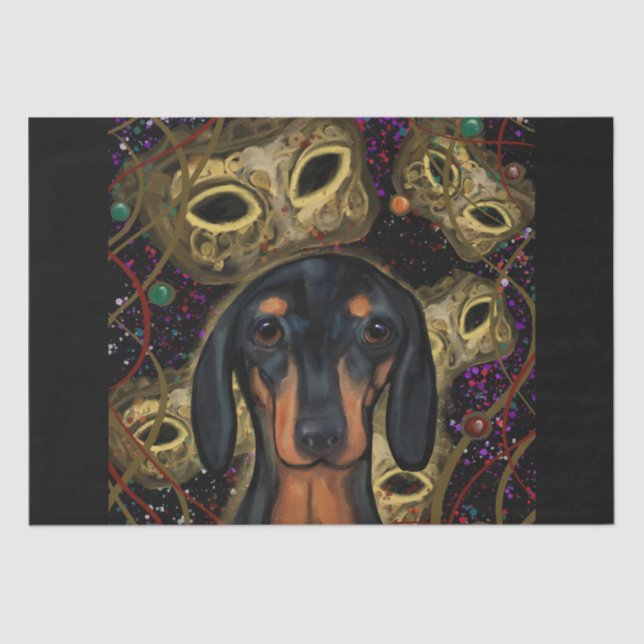 Papel De Seda Dachshund (Anverso)