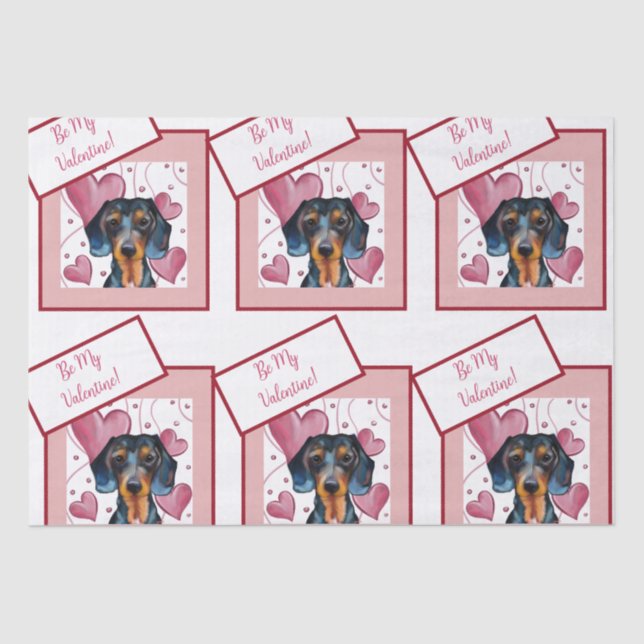 Papel De Seda Dachshund (Anverso)