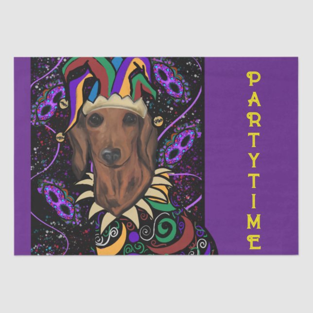 Papel De Seda Dachshund (Anverso)