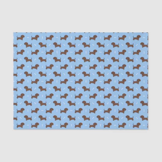 Papel De Seda Dachshund Dog (Anverso)