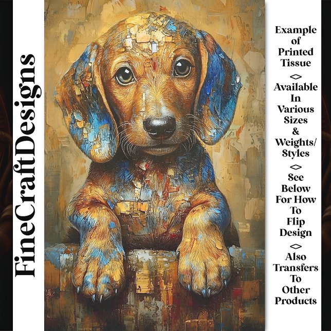 Papel De Seda Dachshund Perro Portátil Aceite B1 Desenlace (Subido por el creador)