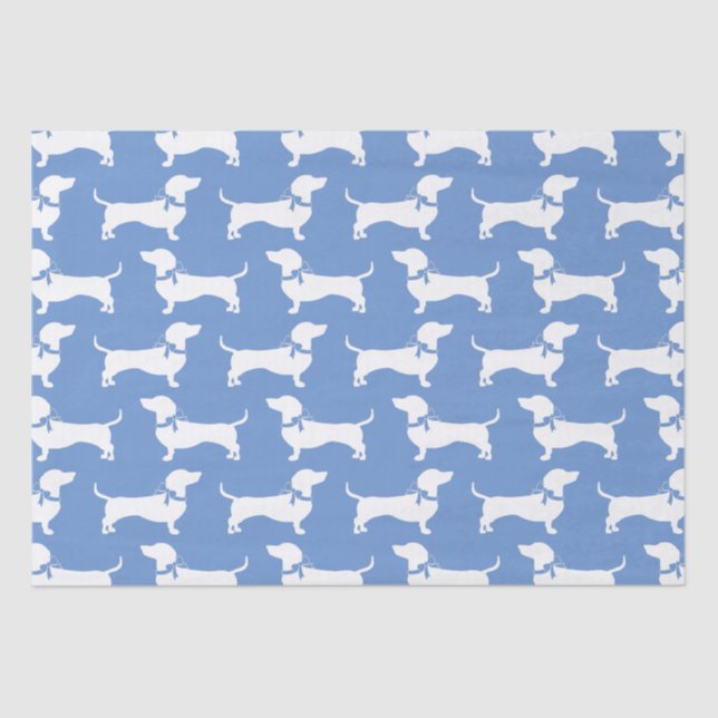 Papel De Seda Dachshund Wiener Dog Puppy (Anverso)