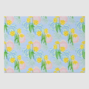 Papel De Seda Daffodils amarillos