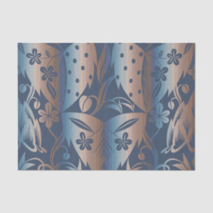 Papel De Seda Dagobert Peche Vintage Grosse Blätter