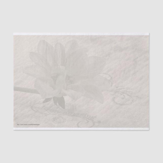 Papel De Seda Dahlia verdaderamente asombrosa (Anverso)