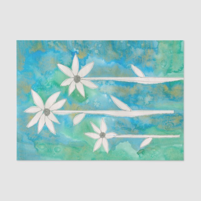 Papel De Seda Dainty Daisies I (Anverso)