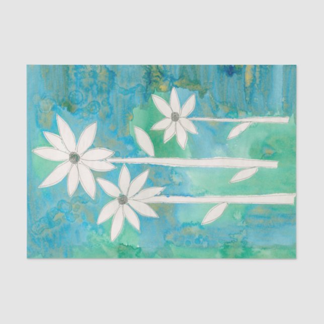 Papel De Seda Dainty Daisies II (Anverso)