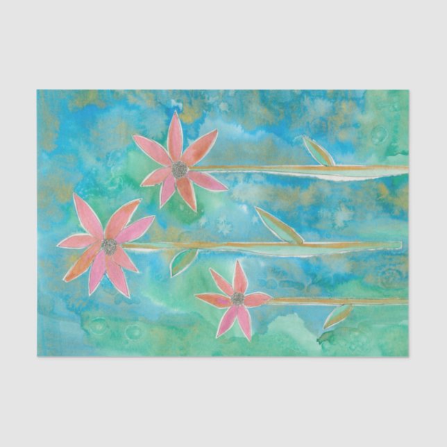Papel De Seda Dainty Daisies III (Anverso)
