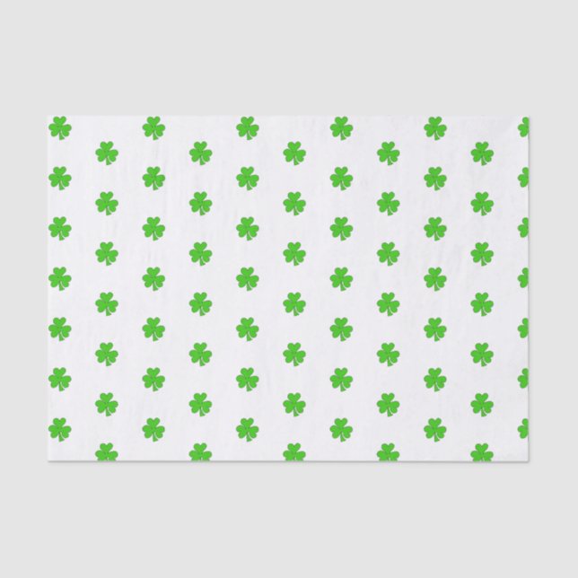 Papel De Seda Dainty Shamrocks (Anverso)