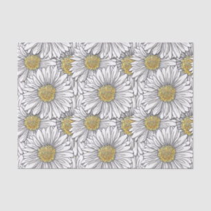 Papel De Seda Daisies