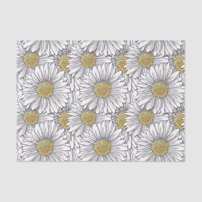 Papel De Seda Daisies (Anverso)