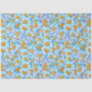 Papel De Seda Daisies y encaje