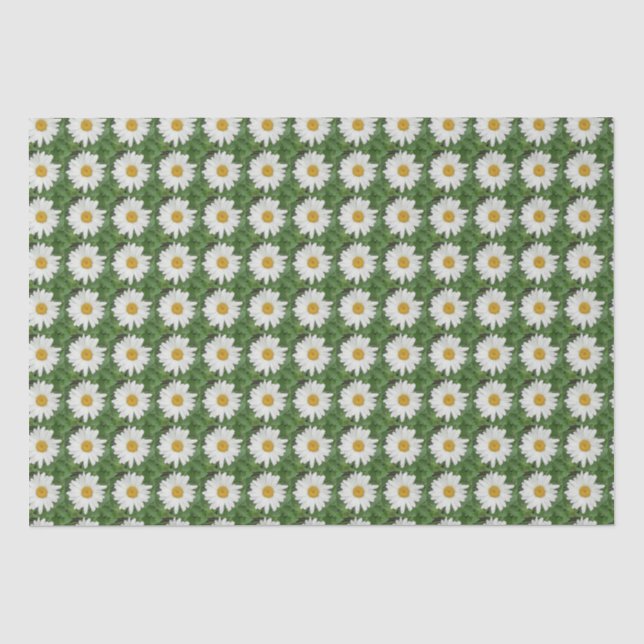Papel De Seda Daisy blanco (Anverso)