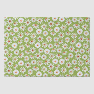 Papel De Seda Daisy Filed Watercolor Primavera