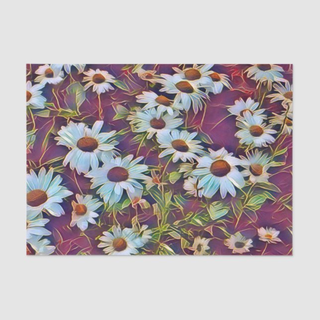 PAPEL DE SEDA DAISY FLOWERS (Anverso)