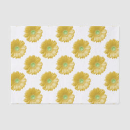 Papel De Seda Daisy gerbera amarilla