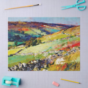 Papel De Seda "Dale Dreams" - Un paisaje de Yorkshire
