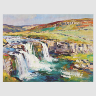 Papel De Seda "Dales en movimiento" - Paisaje de Yorkshire