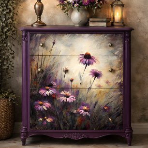 Papel De Seda Dalia Púrpura Salvaje Decoupage