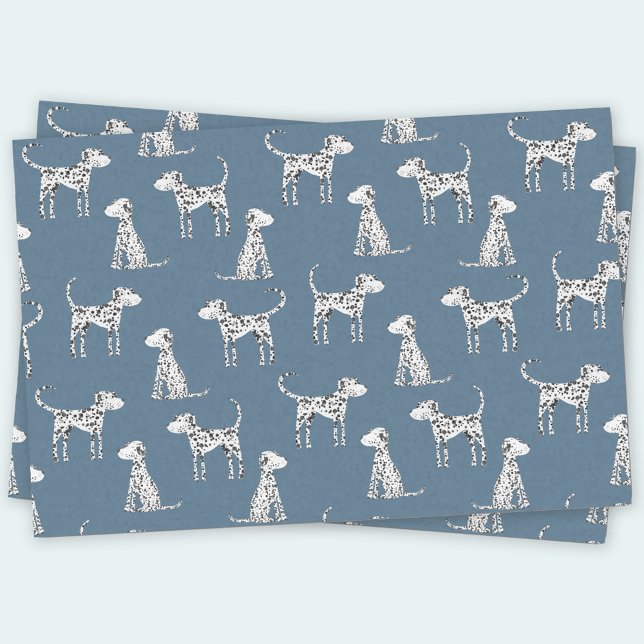 Papel De Seda Dalmatian Dog (Dalmatian dog pattern tissue paper)