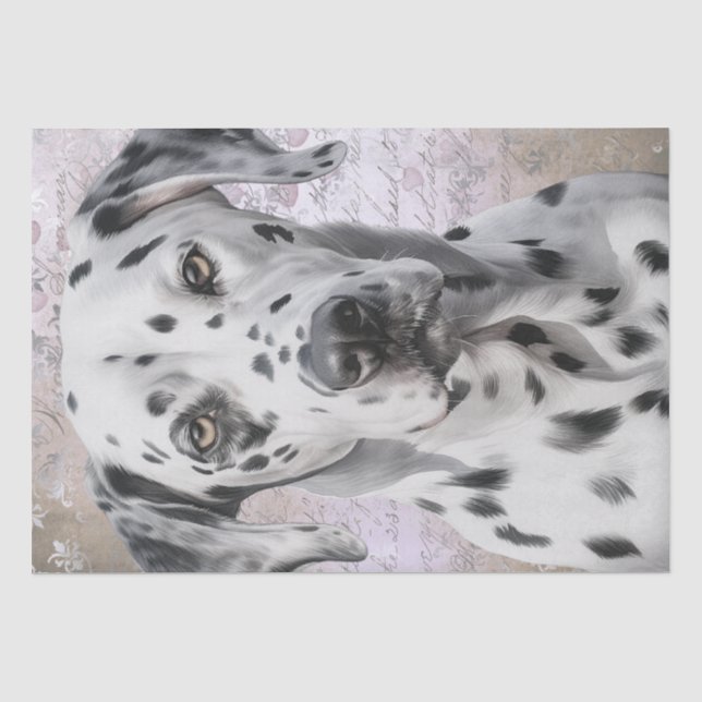 Papel De Seda Dalmatian Dog (Anverso)