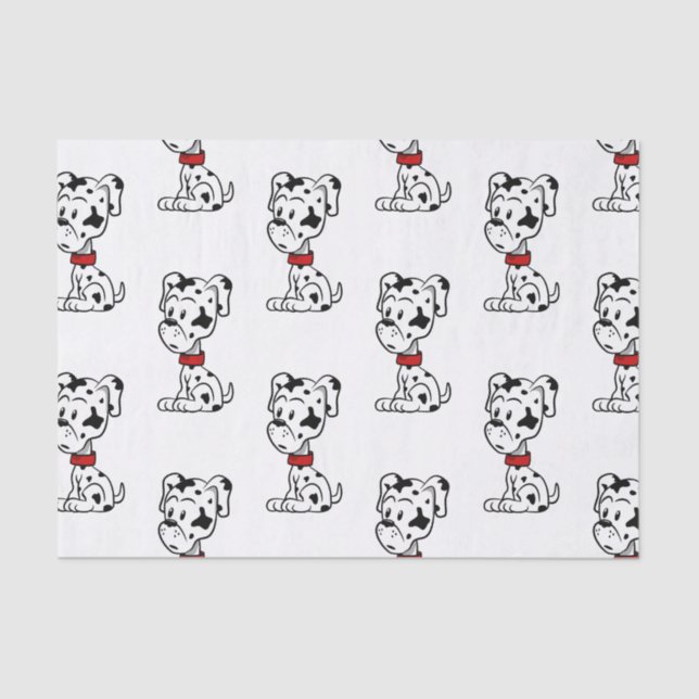 Papel De Seda Dalmatian Puppy (Anverso)