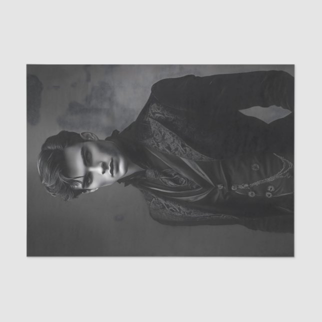 Papel De Seda Dama de gótico (Anverso)