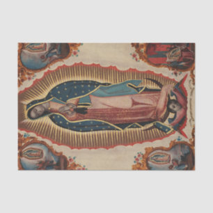 Papel De Seda Dama de Guadalupe, 1780 por Sebastian Zalcedo