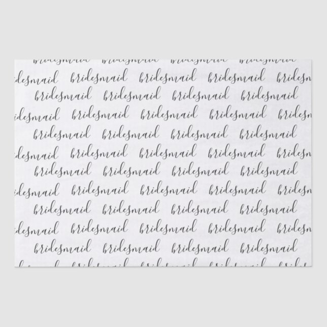 Papel de seda - dama de honor (Anverso)