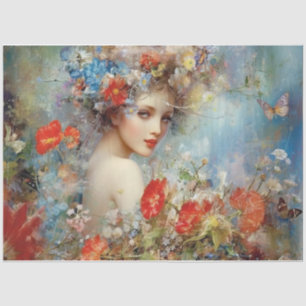 Papel De Seda Dama encantadora