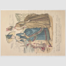 Damas en la playa victoriana Collage de París