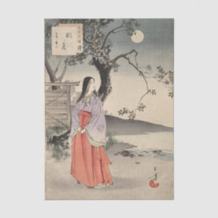 Papel De Seda Damas nobles del período Tokugawa, 36 bellezas