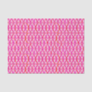 Papel De Seda damasco árabe - rosa fresa