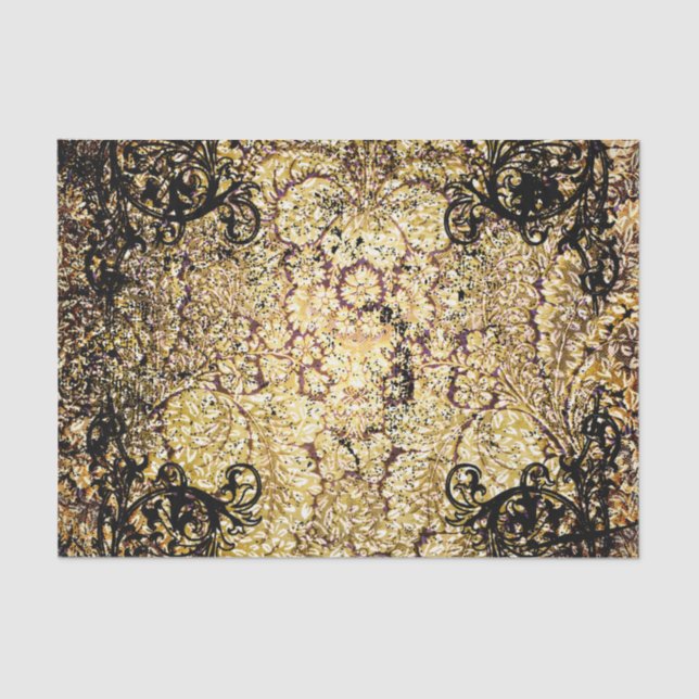 Papel De Seda Damasco asombroso (Anverso)