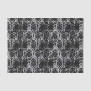 Papel De Seda Damasco con problemas en blanco y negro