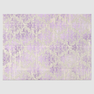 Papel De Seda Damasco de lavanda metálica en la página de edició