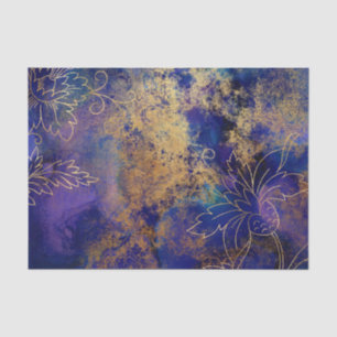 Papel De Seda Damasco floral vintage