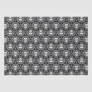 Papel De Seda Damasco muerto - papel seda elegante del cráneo