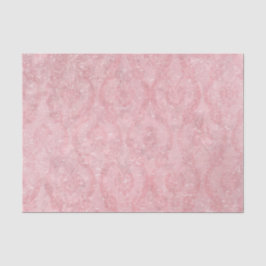 Papel De Seda Damasco rosa claro