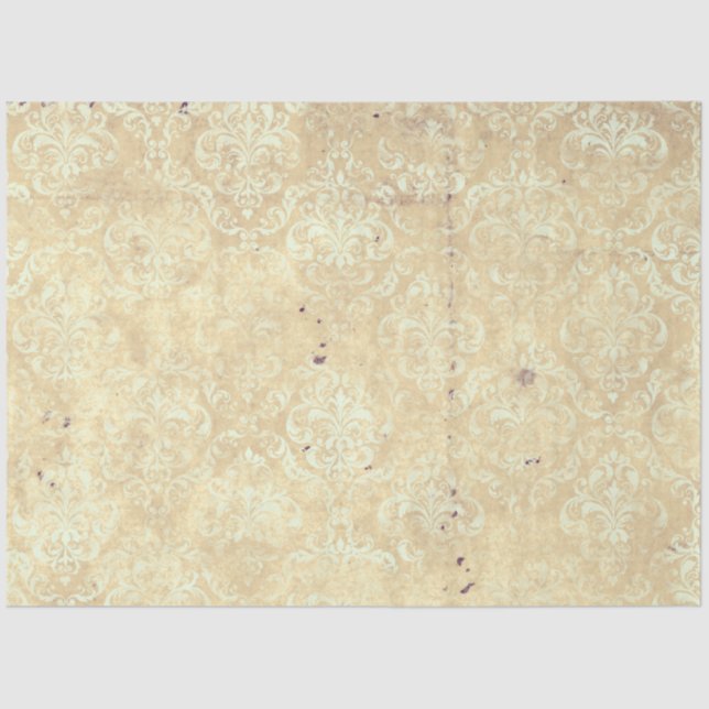 Papel De Seda Damask Ephemera Design Series #1 (Anverso)