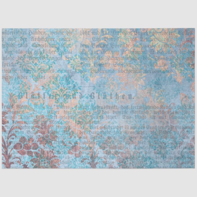 Papel De Seda Damask Ephemera Design Series #7 (Anverso)