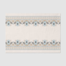 Damask Ikat Embroidery Boho Light Decoup