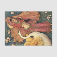 “Damayanti y el cisne” de Warwick Goble