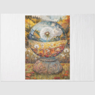 Papel De Seda Dandelion Globe