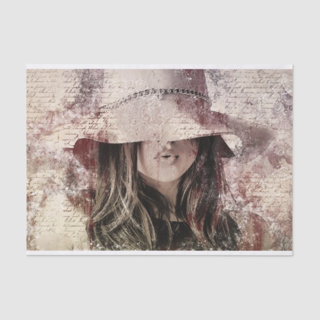 Papel De Seda ¡Danos un beso! Tejido de desconexión (Anverso)