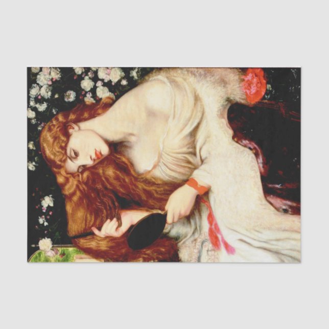 Papel De Seda Dante Gabriel Rossetti | Lady Lilith (Anverso)