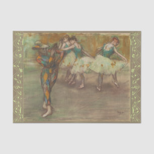 Papel De Seda Danza Harlequin, Degas
